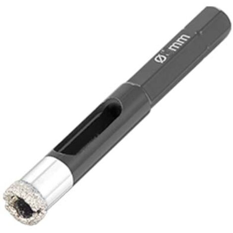 Fresa A Tazza Diamantata Ø8mm - Per Marmo, Ceramica, Vetro, Altezza 30mm, Gambo 6mm - Foto 10