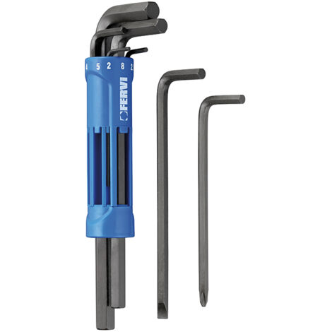 Set 8 Giraviti Kravm Con Impronta Esagonale, 2-10 Mm [E07247