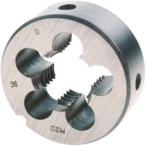 Filiera Esagonale M20 X 2 Filettatura Fine - DIN 386 - QUALITÀ HSS 41 Mm - Made In EU - 3