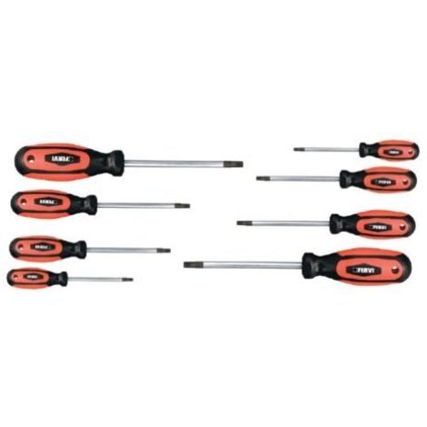 Serie 8 giraviti cacciaviti torx T7-T30 Fervi 0881/308
