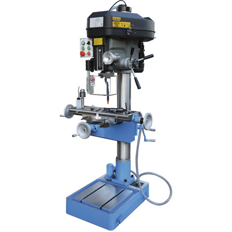 Trapano fresa a colonna con trasmissione a cinghia 400v Fervi t052/400v