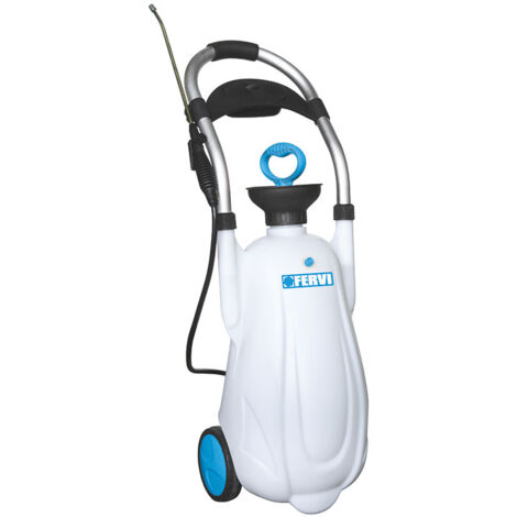 Nebulizzatore spruzzatore spruzzino carrellato 16l lancia in ottone Fervi 0356