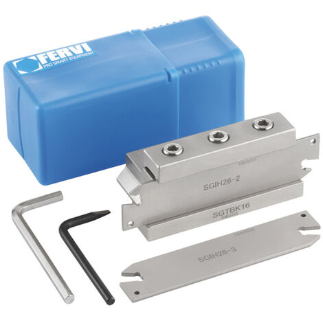 INSERTO DA TAGLIO 2 MM FERVI GCMX2N134 PER UTENSILE TORNIO - CATOCCI MACCHINE - Foto 3