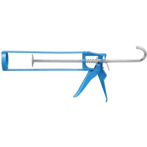 Pistola per cartuccia silicone doppio stelo rinforzato Fervi 0234