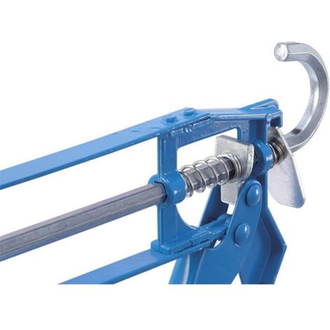 Pistola per cartuccia silicone doppio stelo rinforzato Fervi 0234