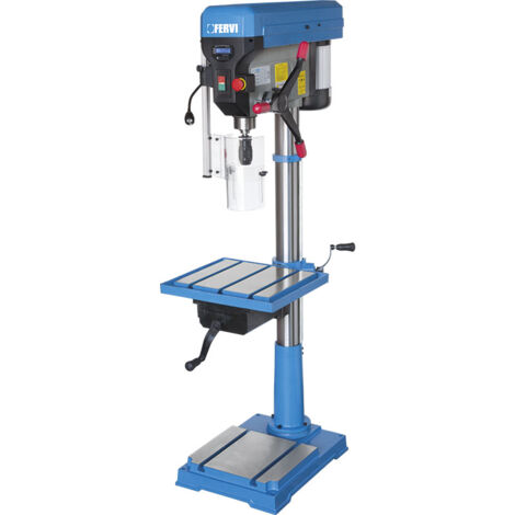 FERVI 0252/400V TRAPANO A COLONNA CON MORSA TRIFASE TRASMISSIONE A CINGHIA