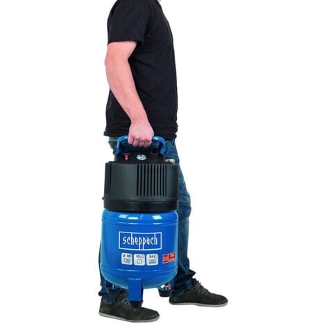 Compressore Scheppach hc24v aria verticale 24 lt litri + kit accessori 8 pz