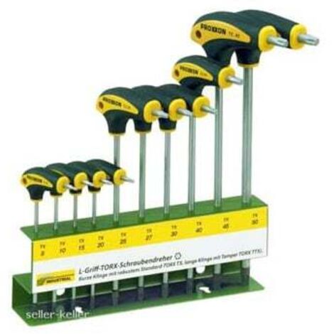 Set Chiavi Torx 10 Pezzi Blue Spot - T9 A T50, Impugnatura A T Ergonomica | In Acciaio Cromo Vanadio