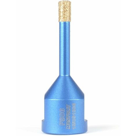 FRESA DIAMANTATA A SECCO E UMIDO Žÿ 6 MM MONTOLIT MONDRILLO FS6