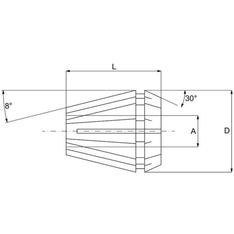 Er32 Collet Chuck Straight Shank Techniks 3/8" Super Precision ER32 Collet Chuck - .0002" Accuracy For CNC & Mill ER32 Collet 3/8 - Foto 4