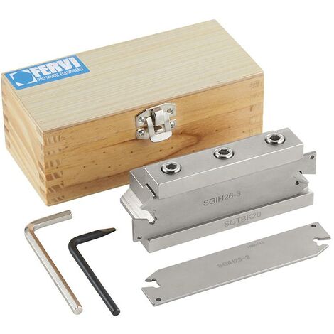 INSERTO DA TAGLIO 2 MM FERVI GCMX2N134 PER UTENSILE TORNIO - CATOCCI MACCHINE - Foto 8