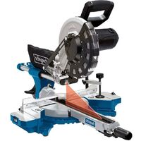 Troncatrice radiale legno Scheppach hm254 2000 w sega circolare ø 255 laser