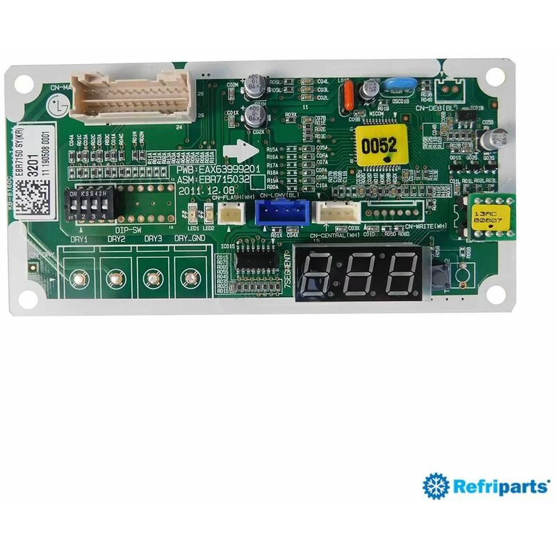 Platine LED PCB Pour Réfrigérateur Candy - 65x21 Mm 3 LEDs - Codes 41041487 43009138 49030710 - Garantie 5 Ans