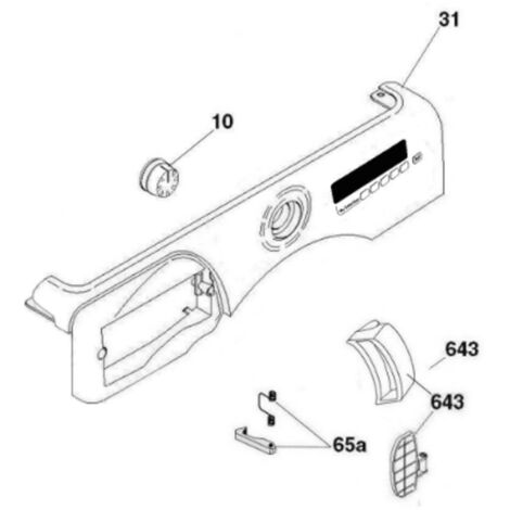 Bandeau de commande agl72928611 pour Lave-vaisselle Lg | Retrait