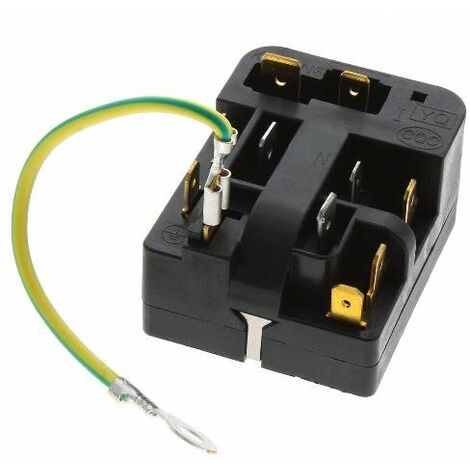 RELAIS PTC + KLIXON POUR REFRIGERATEUR INDESIT - C00297775 (1/5)