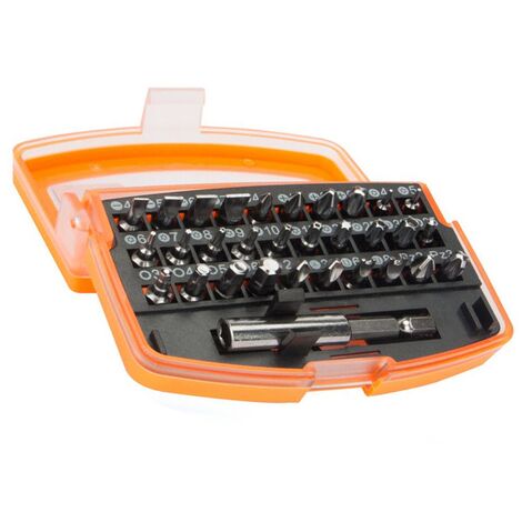 KIT EMBOUTS TOURNEVIS 31PIECES (CR-V BIT POUR OUTILLAGES - JM-6099 (1/2)