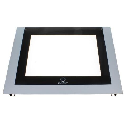 VERRE EN FACADE DE PORTE FOUR pour CUISINIERE INDESIT -...