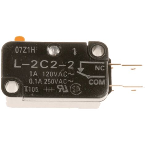 MICRO INTERRUPTEUR DE PORTE L-2C2-2 POUR MICRO ONDES BOSCH - 00614770 (1/3)