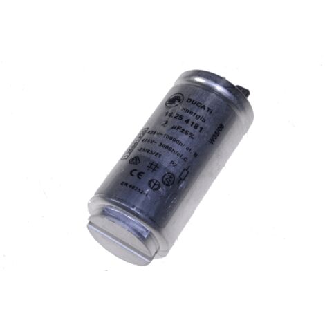 CONDENSATEUR DE DEMARRAGE 2UF POUR SECHE LINGE ARTHUR MARTIN - 125641820 (1/3)