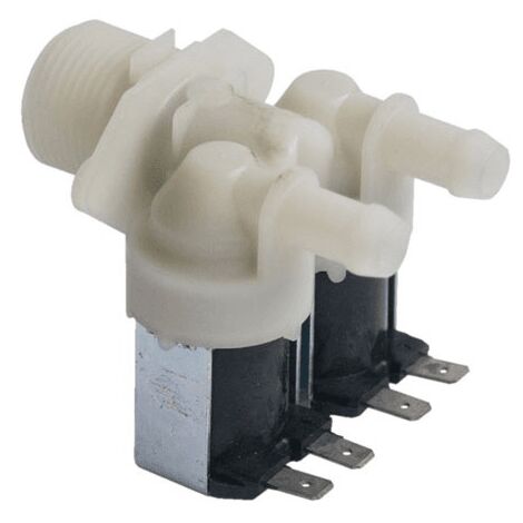 ELECTROVANNE 2 VOIES 180° Ø12 POUR LAVE LINGE - 2483026 (1/2)