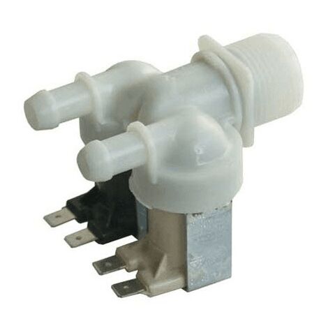 ELECTROVANNE 2 VOIES 180° 220V Ø12MM POUR LAVE VAISSELLE VEDETTE - 31X8522 (1/3)