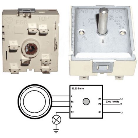 DOSEUR D ENERGIE 13A-230V AXE 22MM POUR TABLE DE CUISSON - 3357032