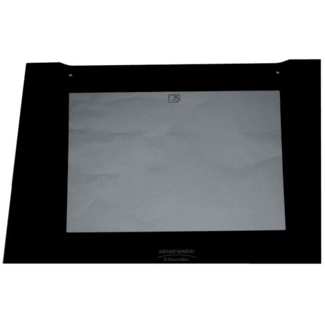 Verre Hublot Exterieur De Porte Noir Pour FOUR ARTHUR MARTIN ELECTROLUX 