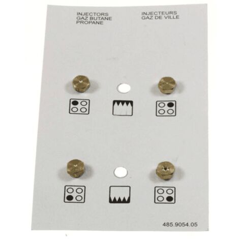 SACHET INJECTEURS GAZ BUTANE POUR CUISINIERE BEKO - 4431100102 (1/2)