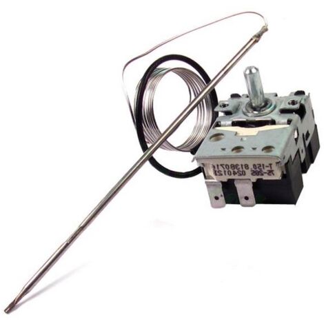 Temperaturregler 195°C Thermostat EGO 55.34035.010 – 3-polig, Temperaturbereich 95-195°C, Max. 195°C, Mit Kapillarrohr, Für Bertos U.a. Geräte Bertos Thermostat Temperaturregler 195°C Thermostat EGO 55.34035.010 – 3-polig, Temperaturbereich 95-195°C, Max. 195°C, Mit Kapillarrohr, Für Bertos U.a. Geräte Bertos Thermostat