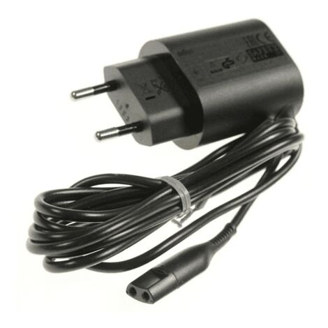 CORDON ALIMENTION NOIR 6V POUR PETIT ELECTROMENAGER BRAUN - 81615618 (1/2)