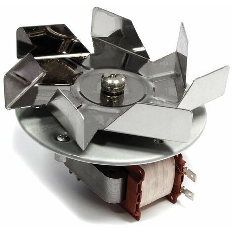 Moteur Ventilateur Avec Hélice 6 Pales Ø 150 Mm - Pour Chauffage Tournant, Pièce Détachée SCHOLTES