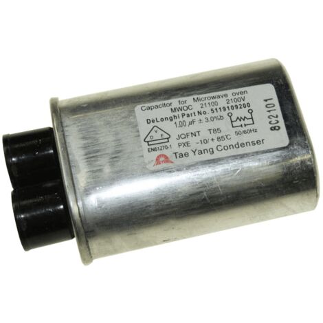 CONDENSATEUR 1 ΜF 2100 V POUR MICRO ONDES ARISTON - C00254925 (1/2)