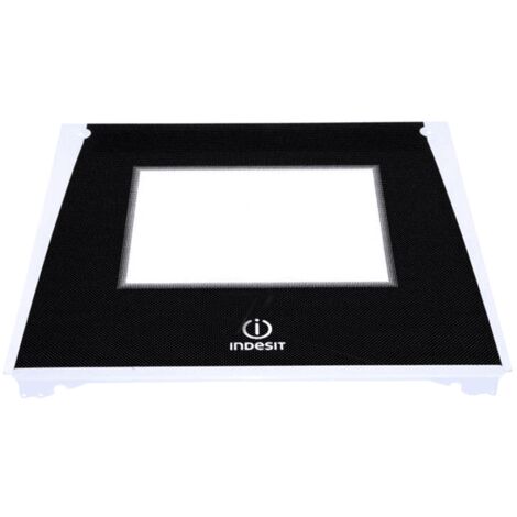 Verre de porte pour four Indesit – Compatible avec modèles KN1G11S, KN3G2S, KN3G11S – C00285483