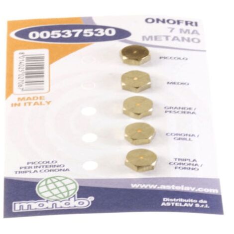 Injecteurs gaz naturel Ø 7 mm pour cuisinière – Compatibles butane – Performance optimale – F657155