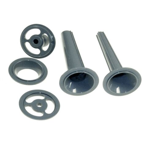 Kit adaptateurs saucisses pour préparation culinaire – Compatible Kenwood – Modèles KHH300WH, MG352, MG354 – Pour saucisses maison