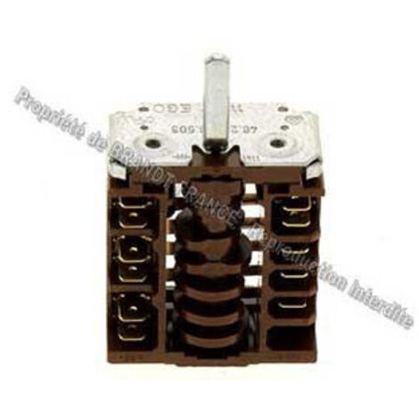 COMMUTATEUR FOUR 3 POSITIONS POUR FOUR BRANDT - 76X2586 (1/2)