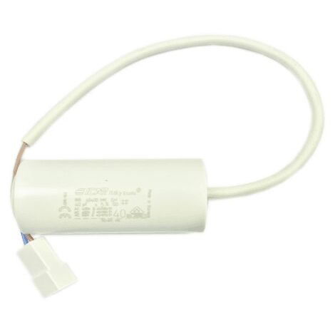 Condensateur noir 40µf avec câbles ( 9 x 4 cm) pour Nettoyeur Haute Pression K6 & K7 KARCHER 66612880