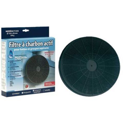 FILTRE CHARBON ARISTON F233 pour HOTTE SCHOLTES - C00090701 (1/2)