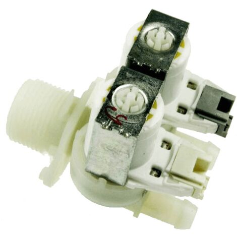 ELECTROVANNE 2 VOIES 180° POUR LAVE LINGE SABA - 2906850200 (1/3)