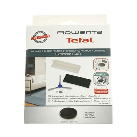 KIT FILTRES ET BROSSETTES POUR PETIT ELECTROMENAGER ROWENTA - ZR720002 (1/3)