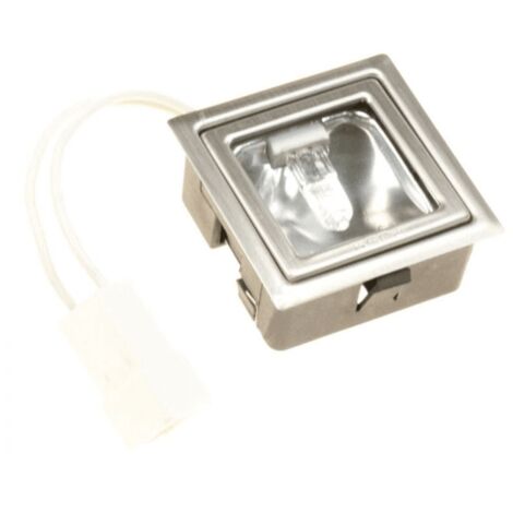 LAMPE HALOGENE INOX SATINE CARRE POUR HOTTE FALMEC - 105040199 (1/3)