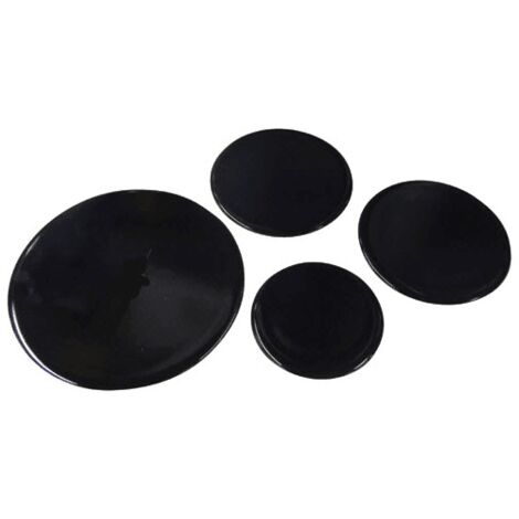 JEU DE 4 CHAPEAUX DE BRULEUR POUR CUISINIERE ZANUSSI - 5024738000 (1/3)