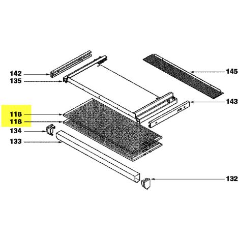 FILTRE GRAISSE/EMBOUT METAL X1 pour HOTTE DE DIETRICH -... (1/2)