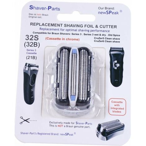 GRILLE+COUTEAUX SERIES 3/ KP32S POUR PETIT ELECTROMENAGER BRAUN - 81483732 (1/5)