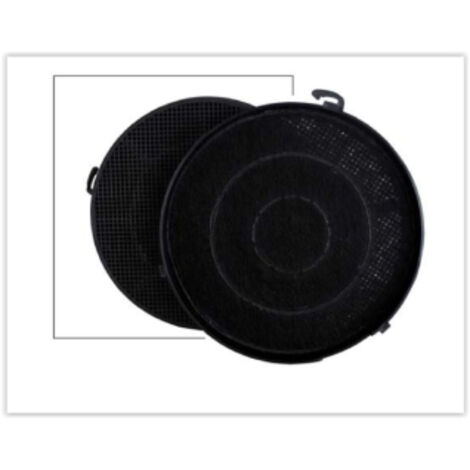 Lot de 2 filtres à charbon actif Type 6 – Diamètre 17 cm – Épaisseur 3 cm – Pour hottes aspirantes Falmec - 103050091