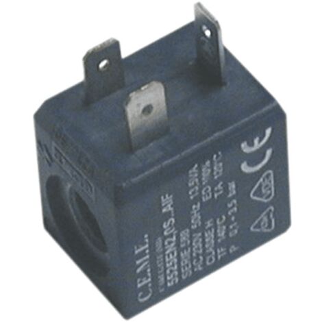 Bobine électrovanne CEME type AIF 230V – Compatible avec Polti et Rowenta – Régulation précise du flux d'eau pour nettoyage vapeur