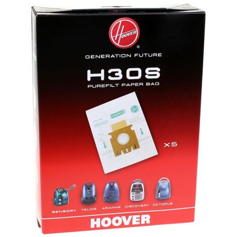 Boite de 5 sacs antibacterie H30S SENSORY TELIOS ARIANNE (36087-44540) (09178278) Aspirateur HOOVER (1/3)