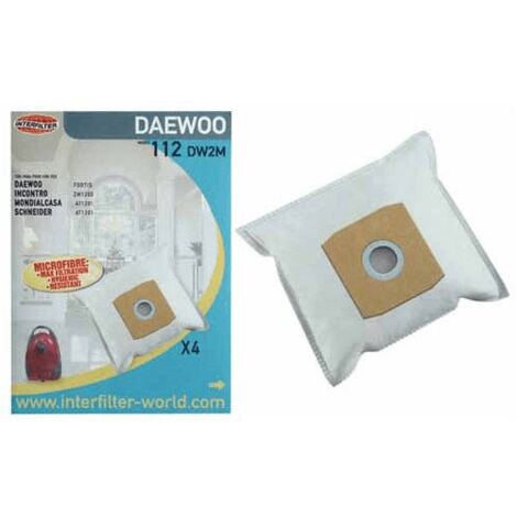 SACHET DE SACS LIVREE PAR X4 POUR PETIT ELECTROMENAGER DAEWOO - 35600767 (1/2)