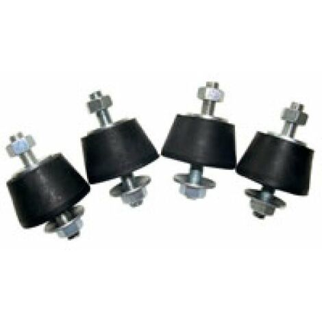 Lot De 4 Amortisseurs Cylindriques 3244449 30x20 Mm Portée 45 Kg/amort OME