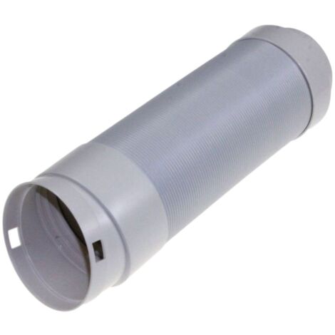 Tuyau d'évacuation Ø 125 mm pour climatiseur – Longueur 1,29 m – Compatible avec modèles DELONGHI PACN81, PACAN95, PACN96 (1/2)